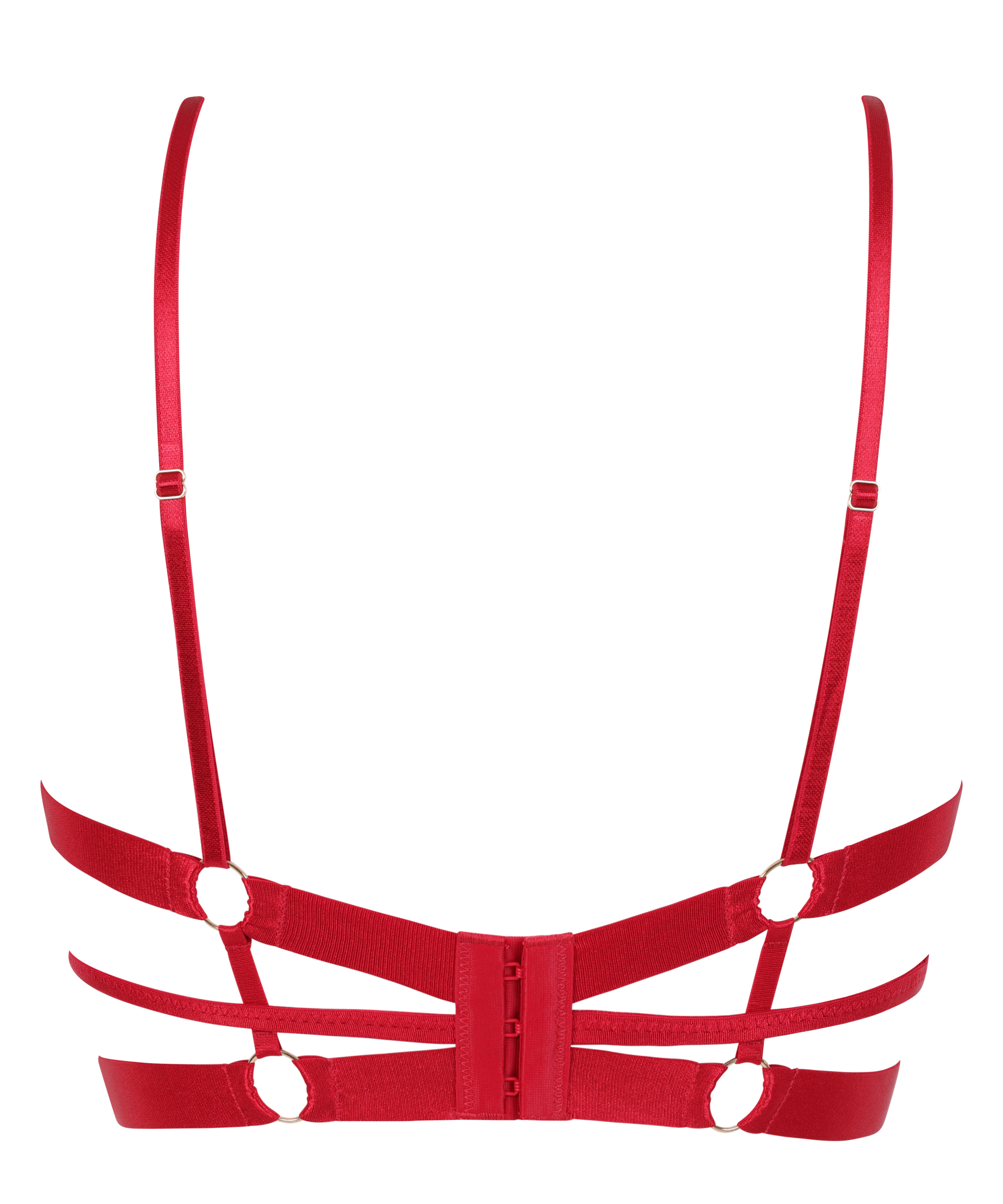 Jacky Non-Padded Underwired Bra, Red, main