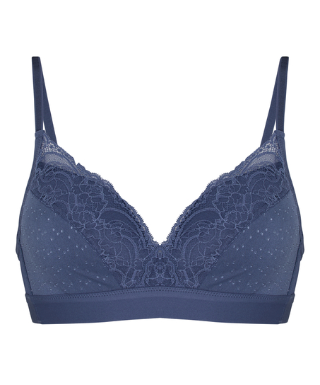Sophie Padded Non-Underwired Bra, Blue