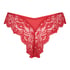 Heather High Leg Brazilian, Red