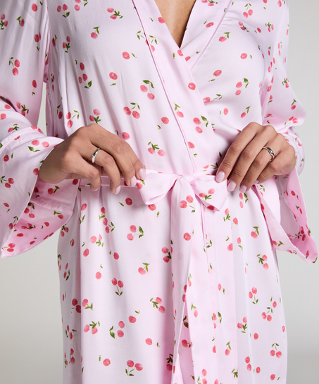 Satin Kimono, Pink