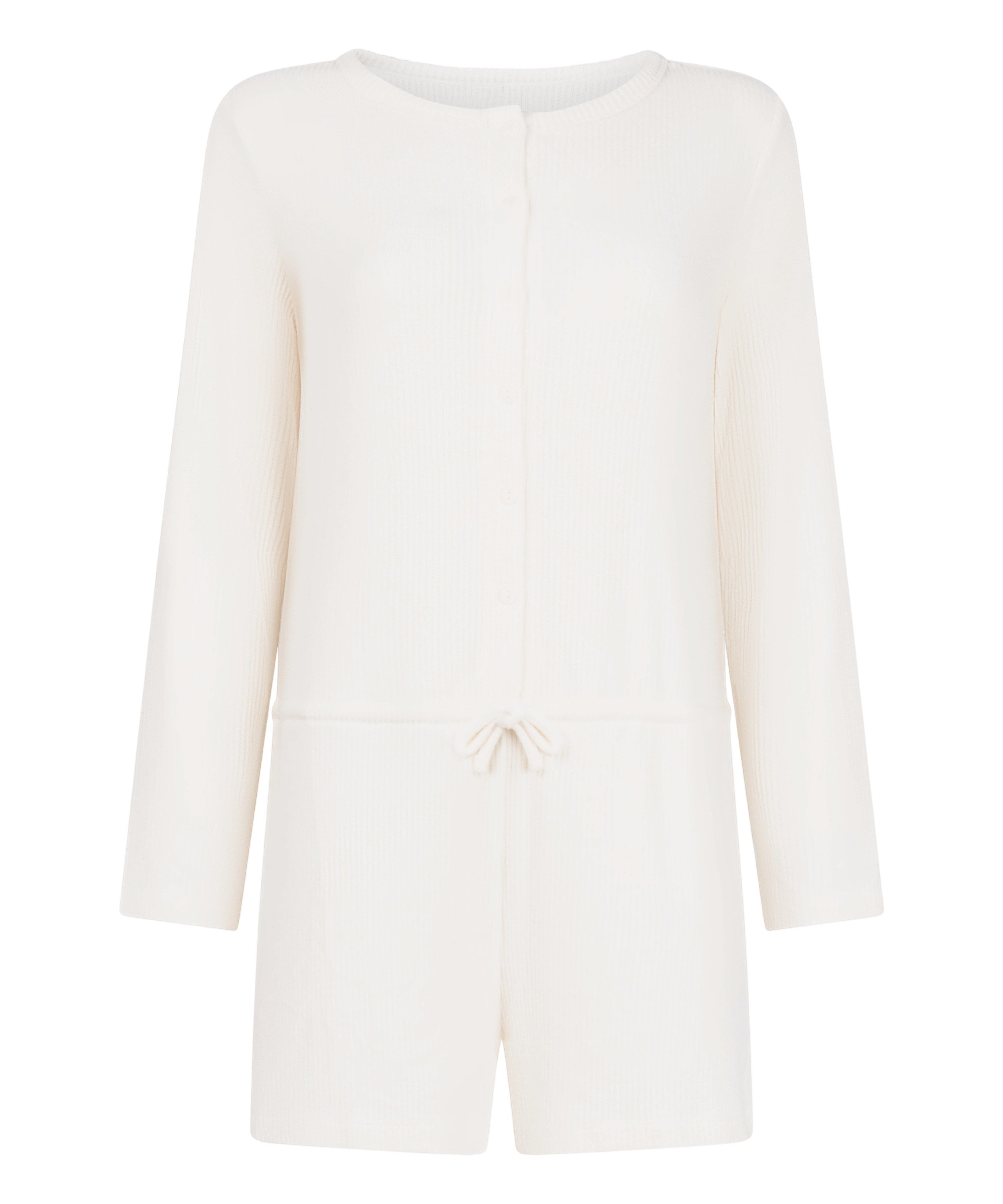 Onesie Short Jersey Rib, White, main
