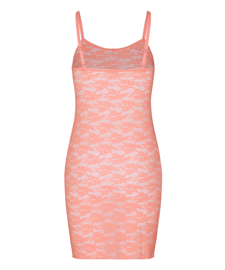 Slipdress Allover Lace, Pink