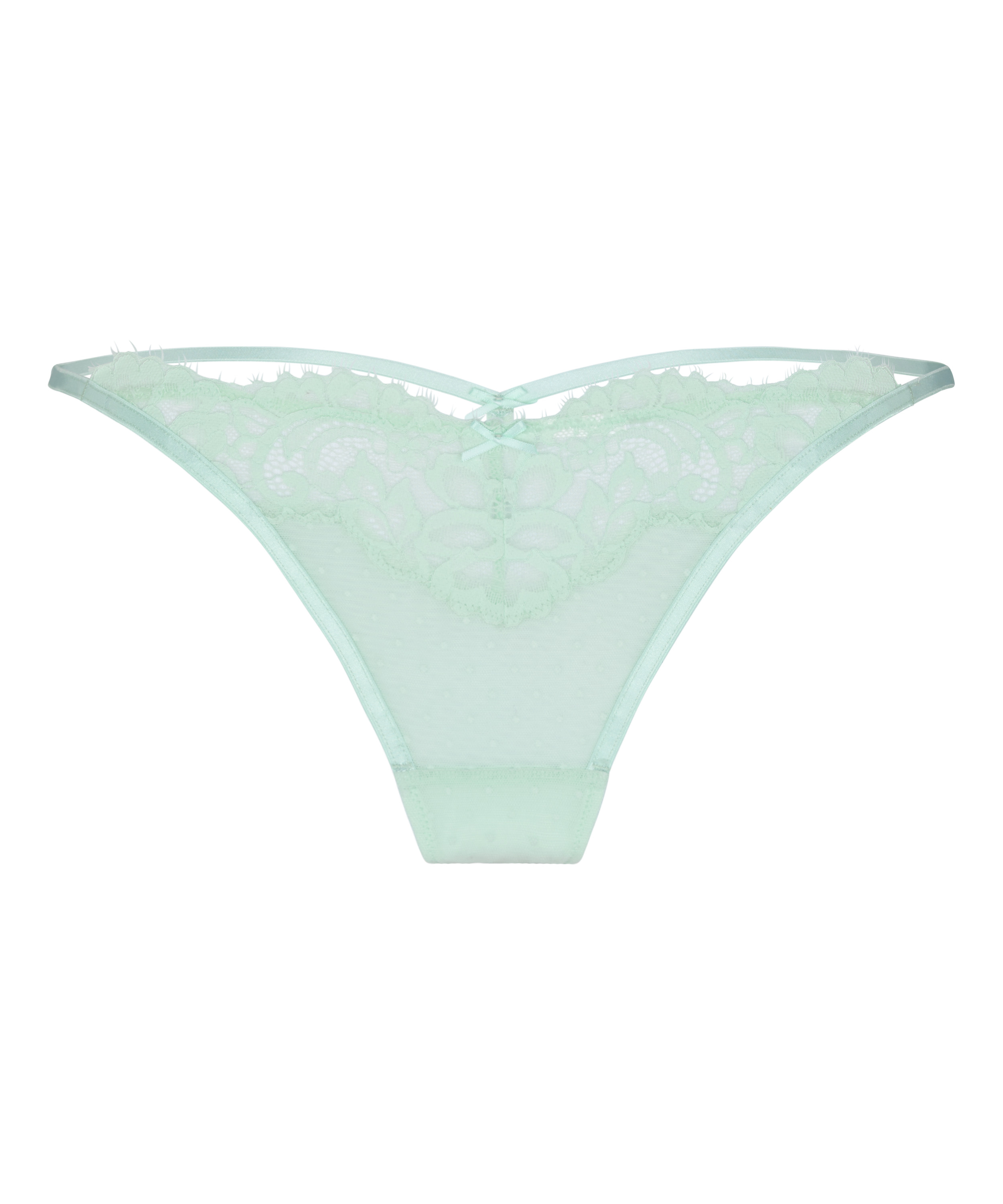 Harmony Highleg Thong, Green, main