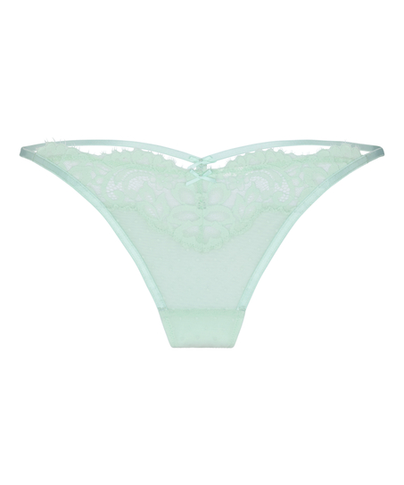Harmony Highleg Thong, Green