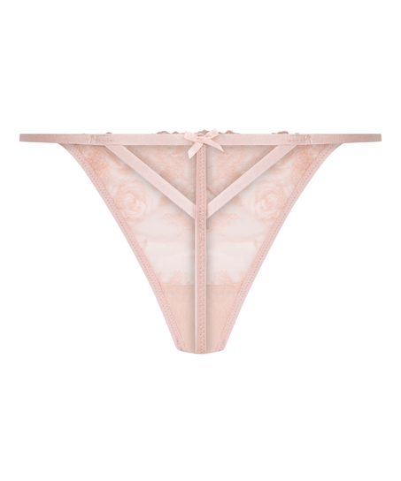 Hollie Highleg Thong, Pink