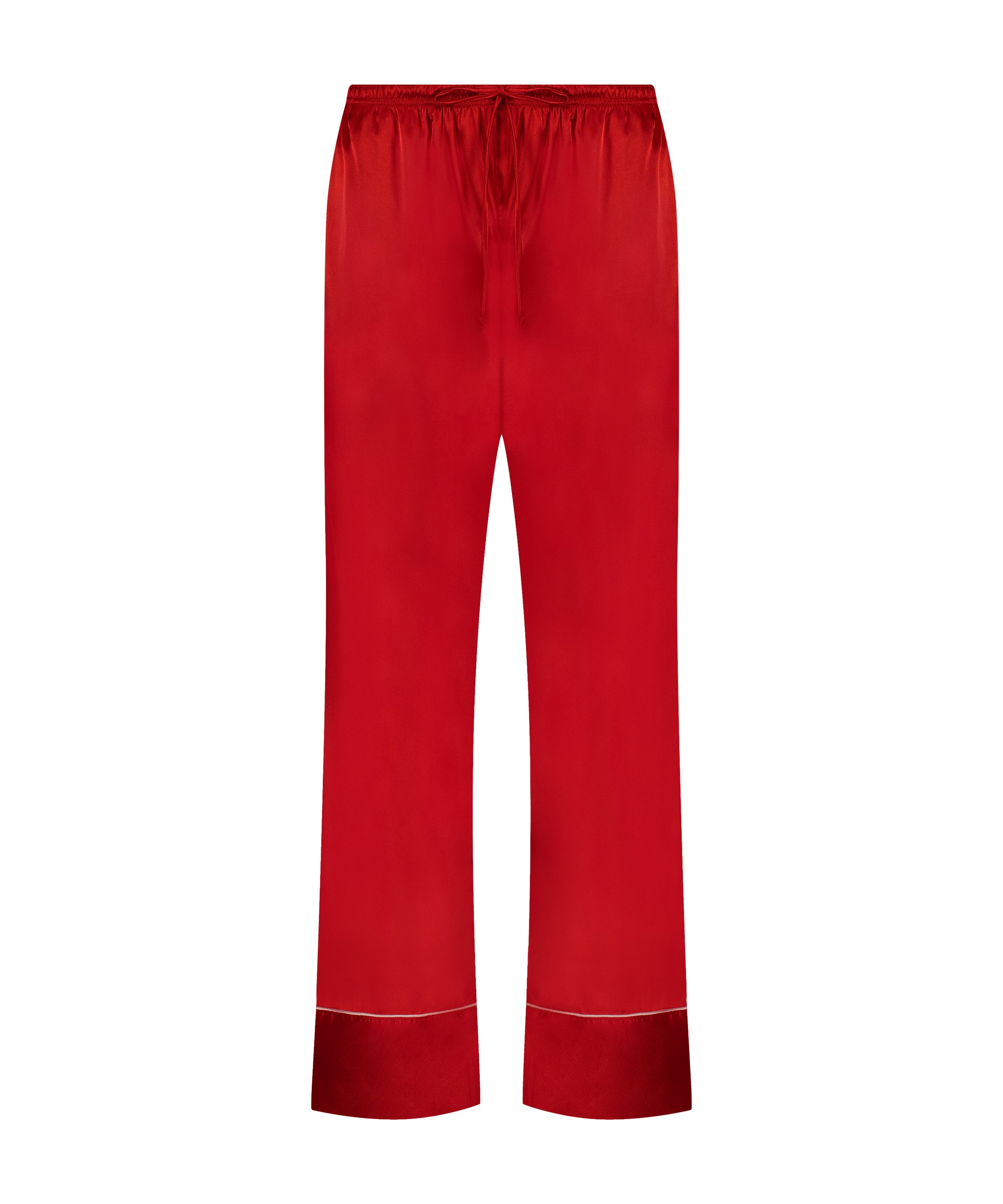 Satin Trousers, Red, main