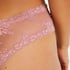V-shaped Brazilian knickers mesh, Pink