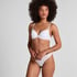 Plunge Padded Underwired Bra, White