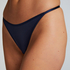 Kaiden High Leg Thong, Blue