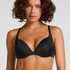 Smooth Padded Underwired Push-Up Bra, Black