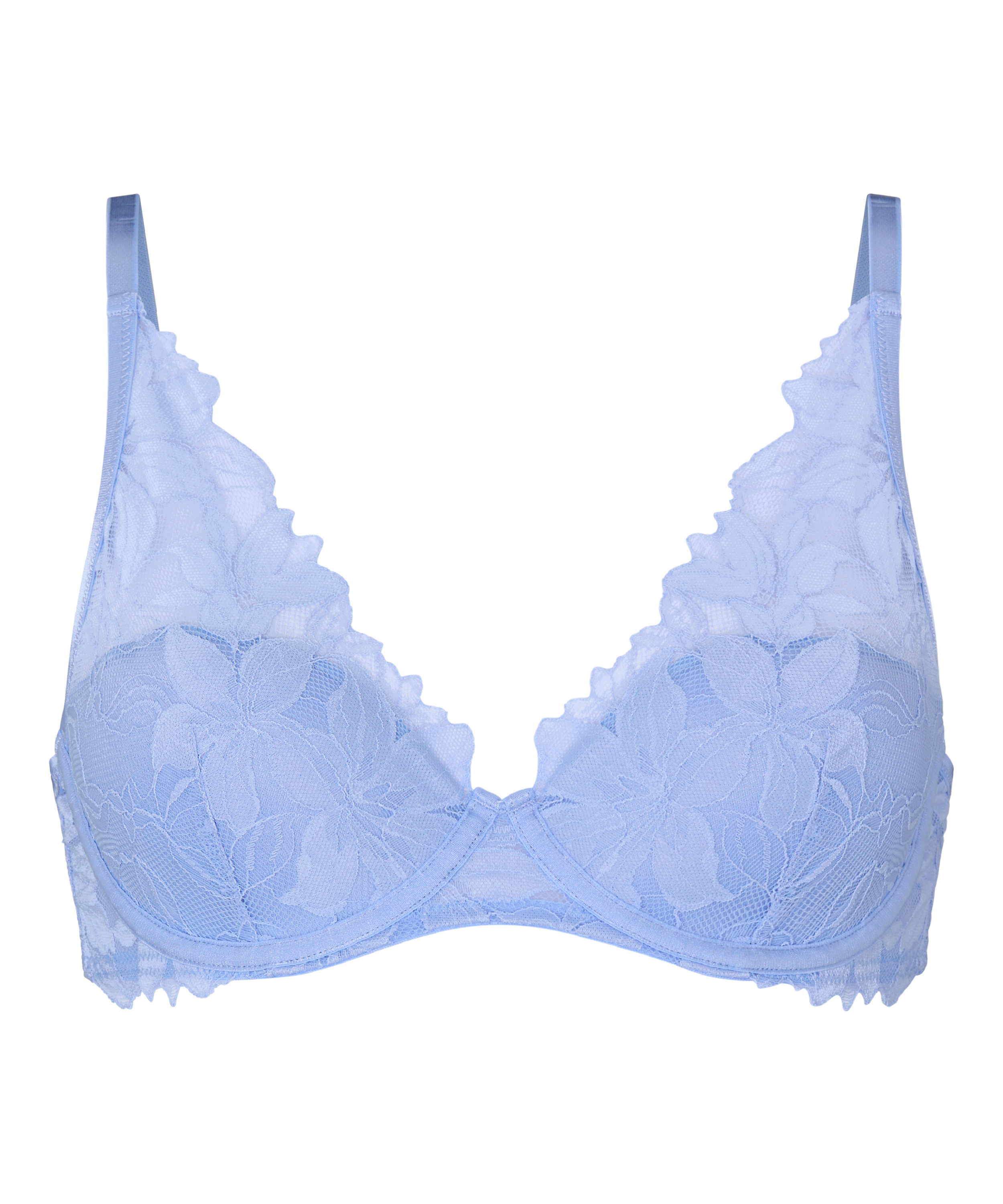 Ingrid Padded Underwired Bra, Blue, main