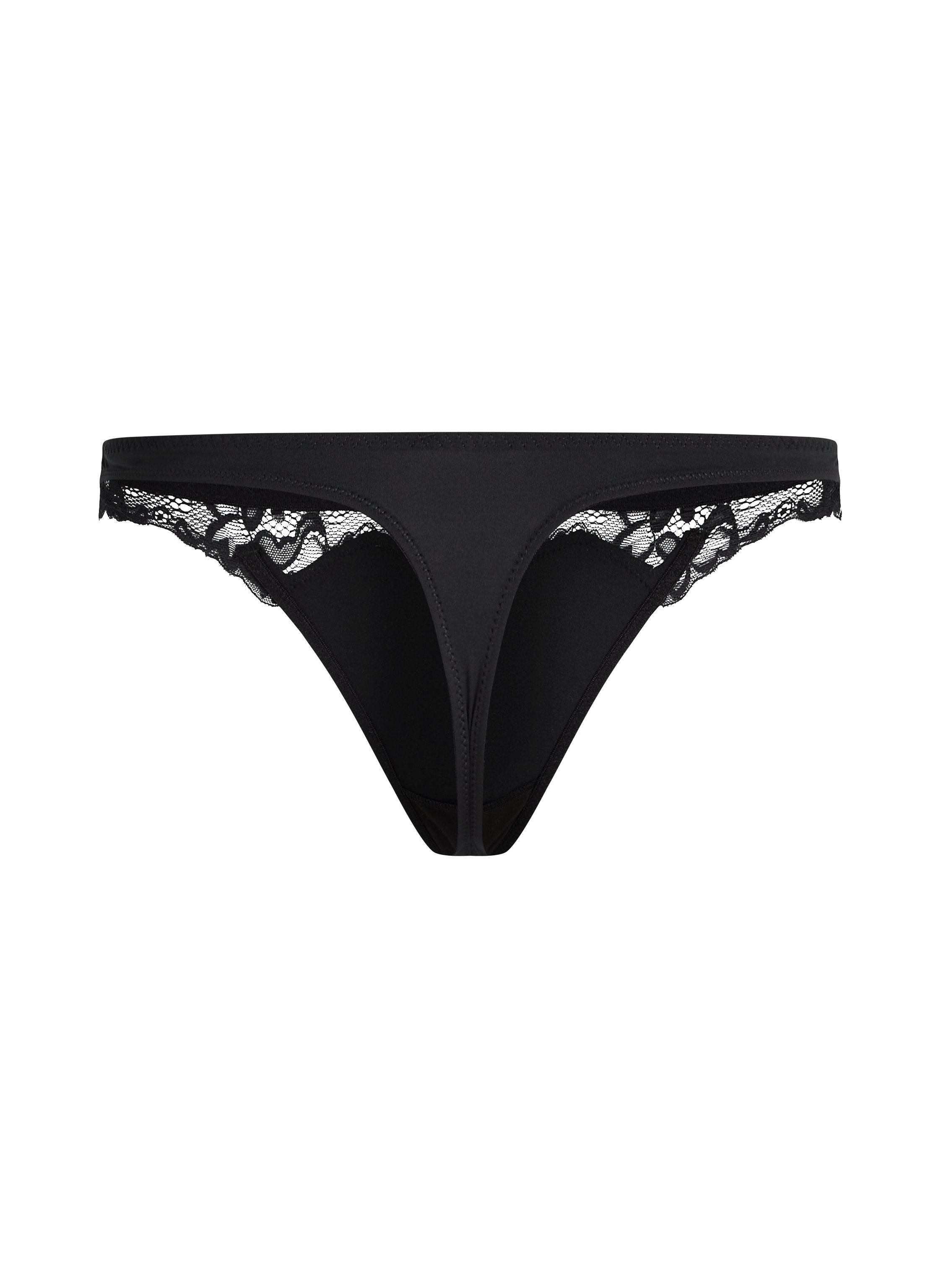Secret Lace Thong, Black, main