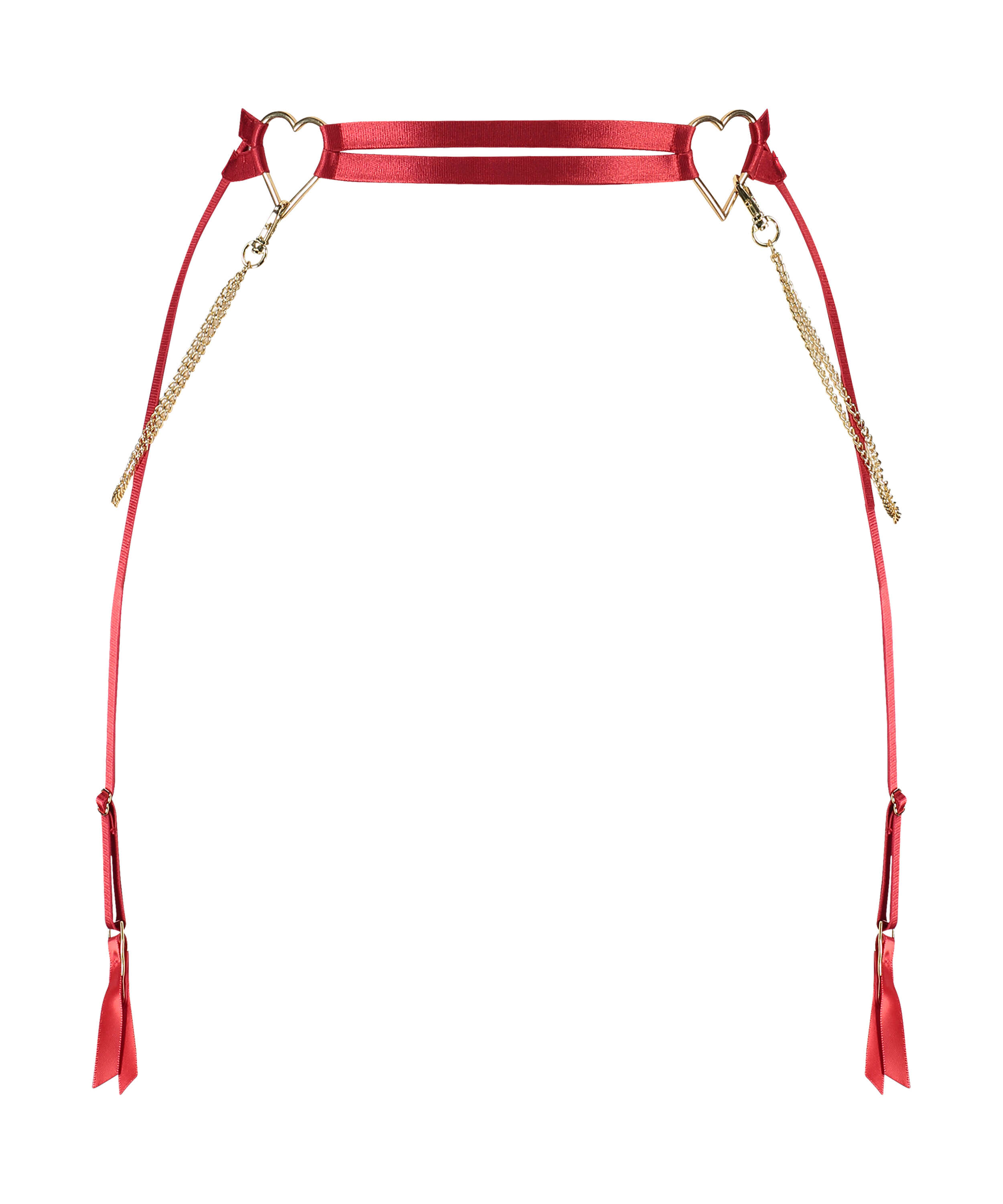 Private Heart suspender, Red, main