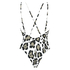 Animal swimsuit, White