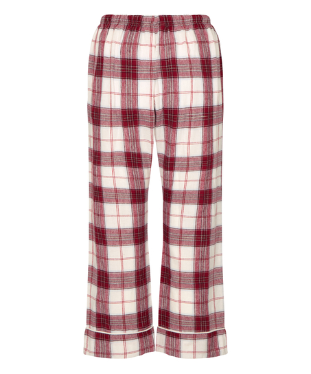Petite Flannel Pyjama Pants, White