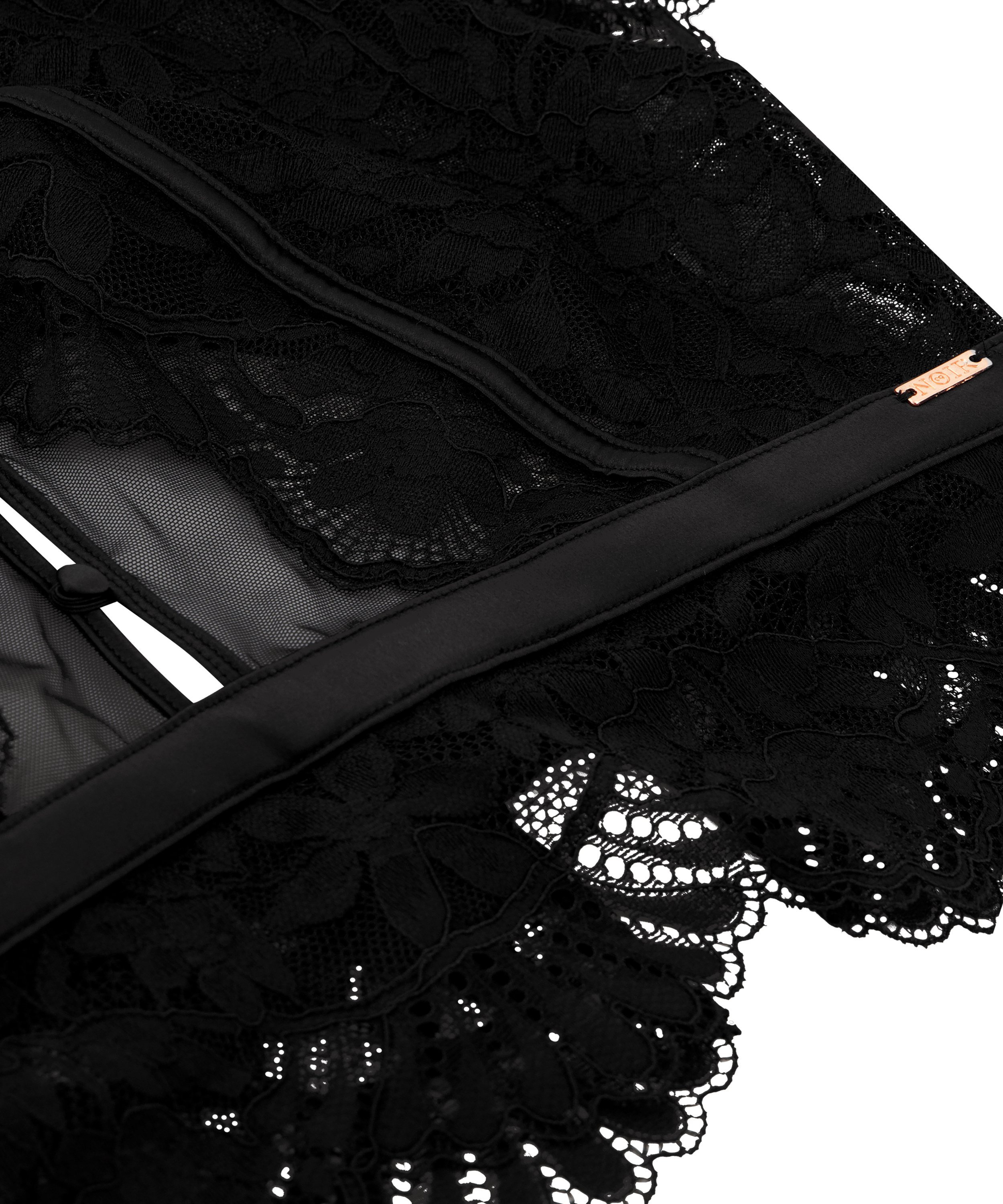 Amelia Bralette, Black, main