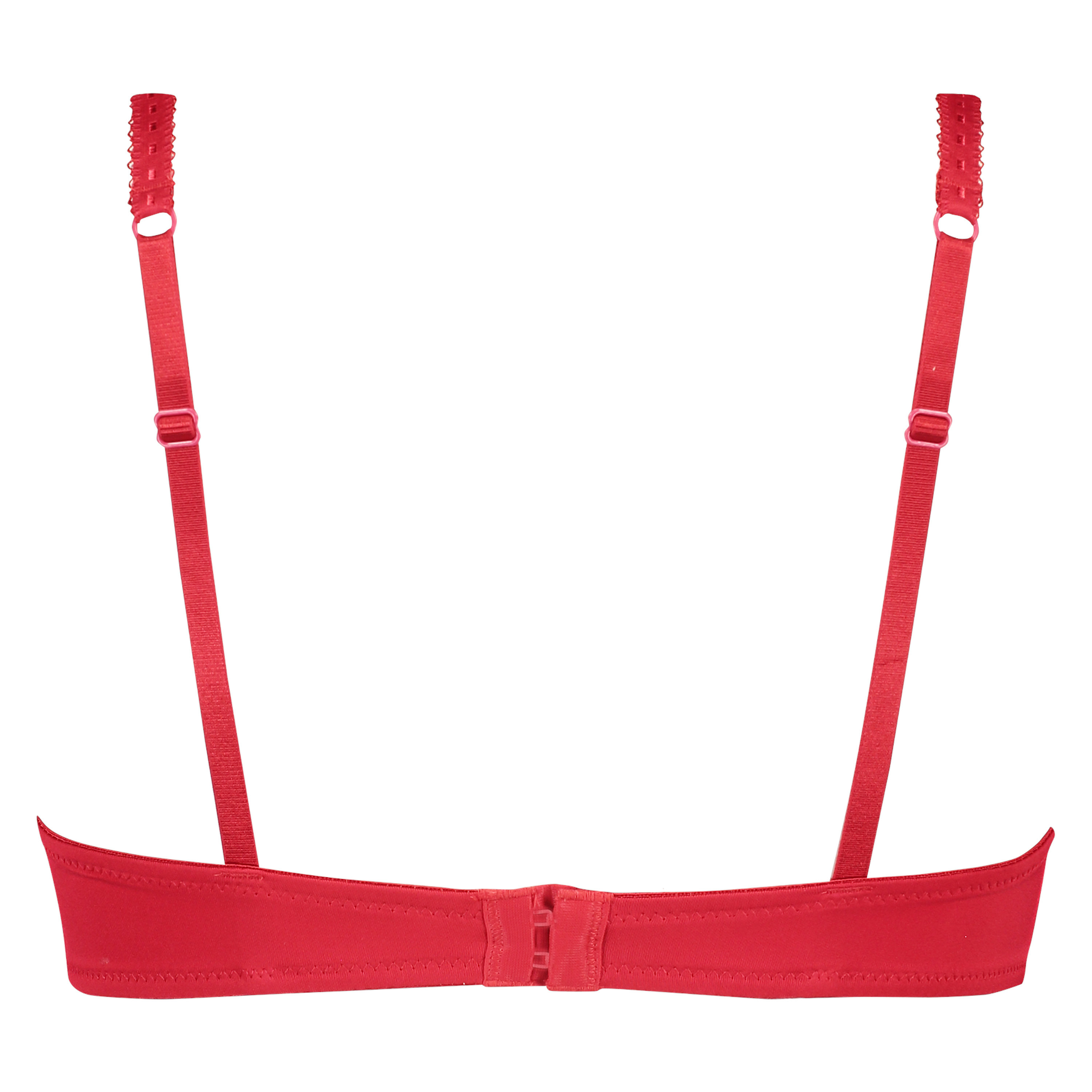 Maya Padded Underwired Bra, Red, main