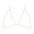 Chain Bralette, Yellow