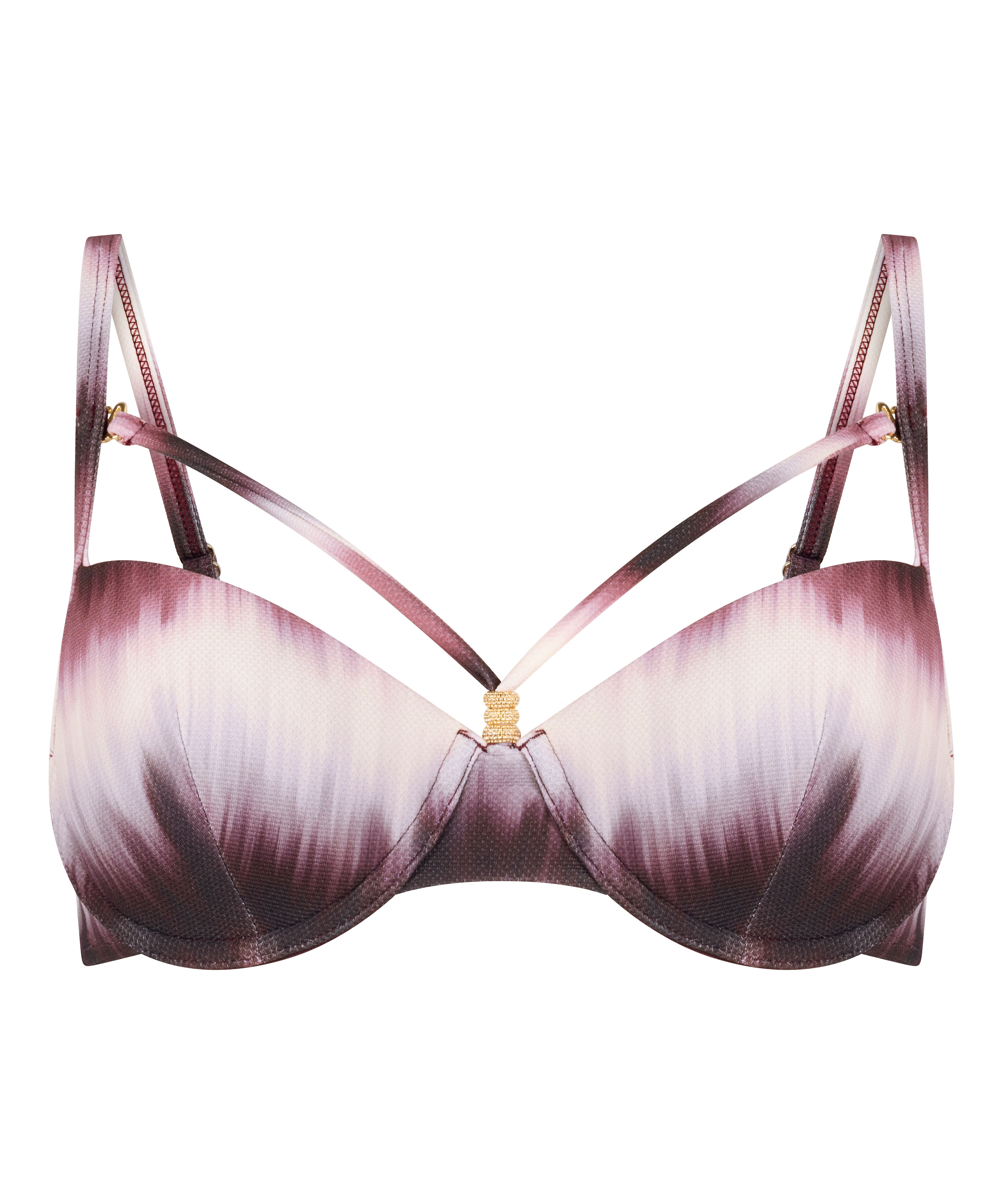 Padded Underwired Bikini Top Mauritius, Purple, main