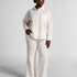 Seersucker Cotton Pyjama Top, White