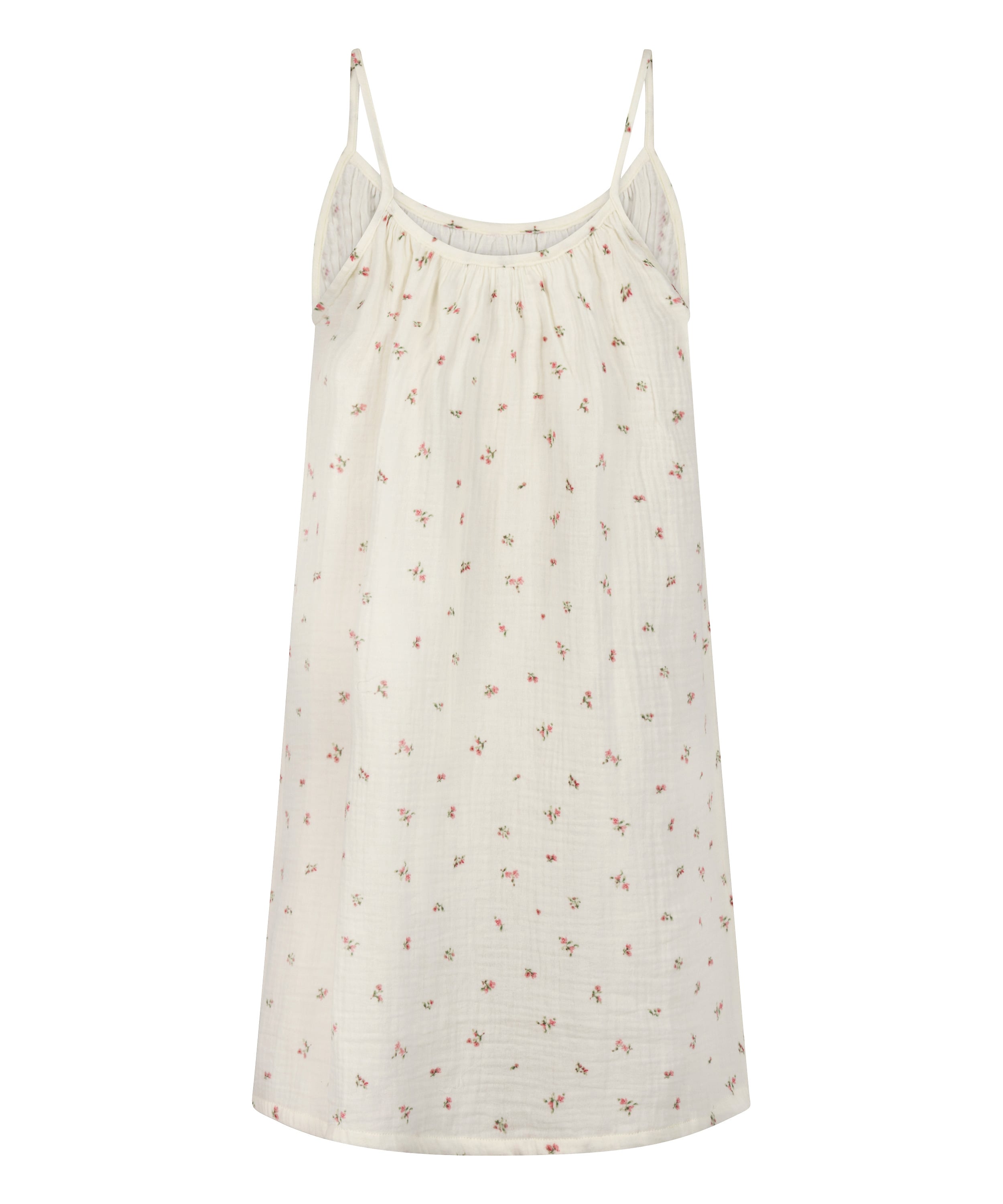 Muslin Slipdress, White, main