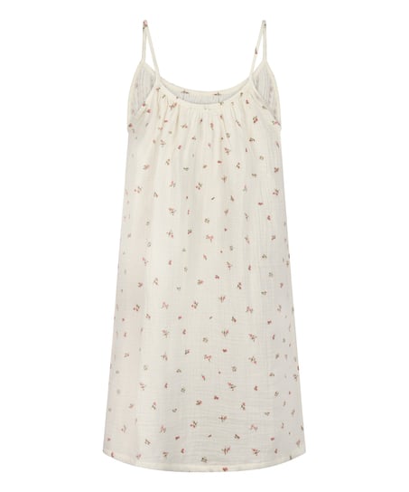 Muslin Slipdress, White