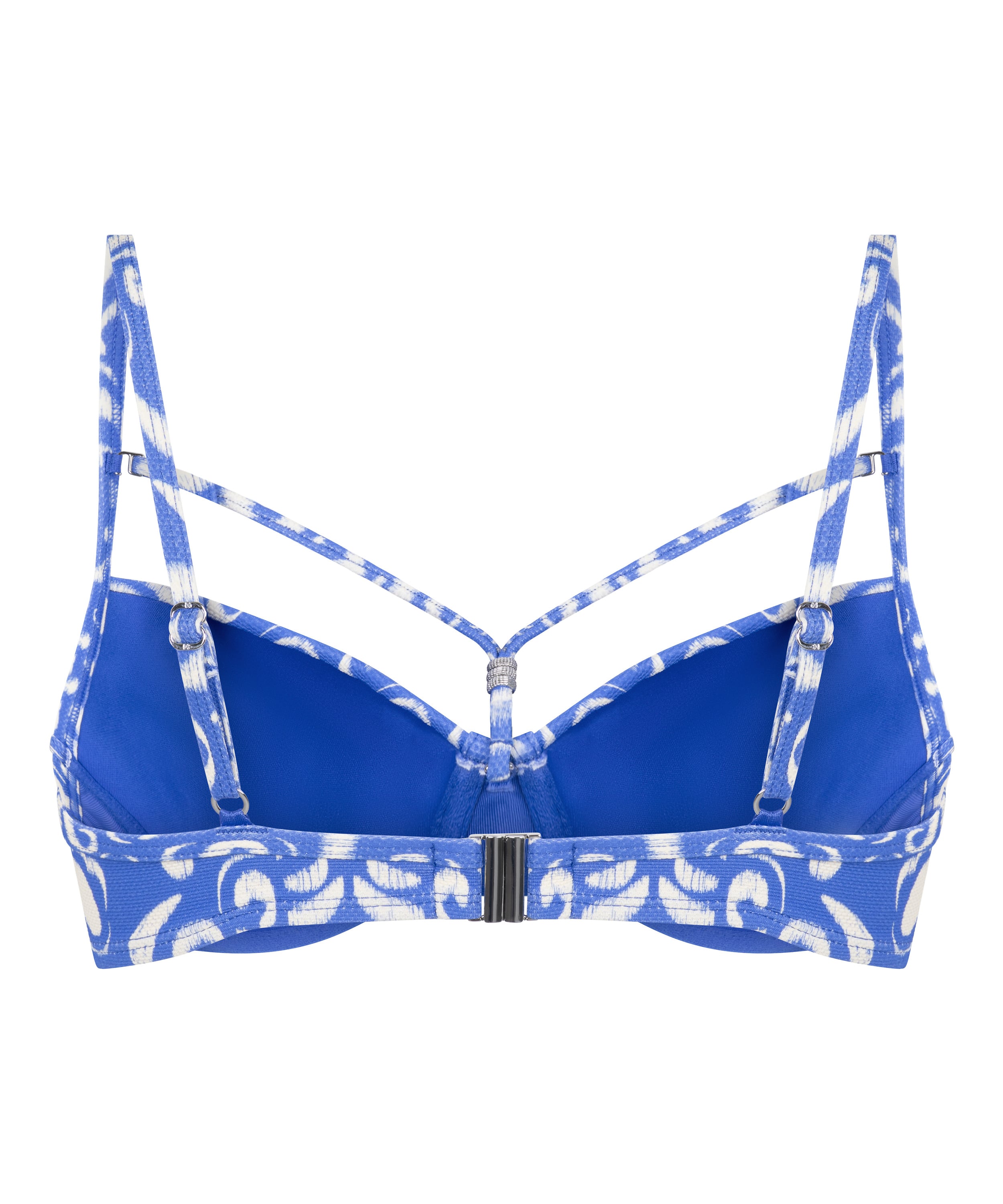 Cancun Padded Bikinitop, Blue, main