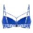 Cancun Padded Bikinitop, Blue