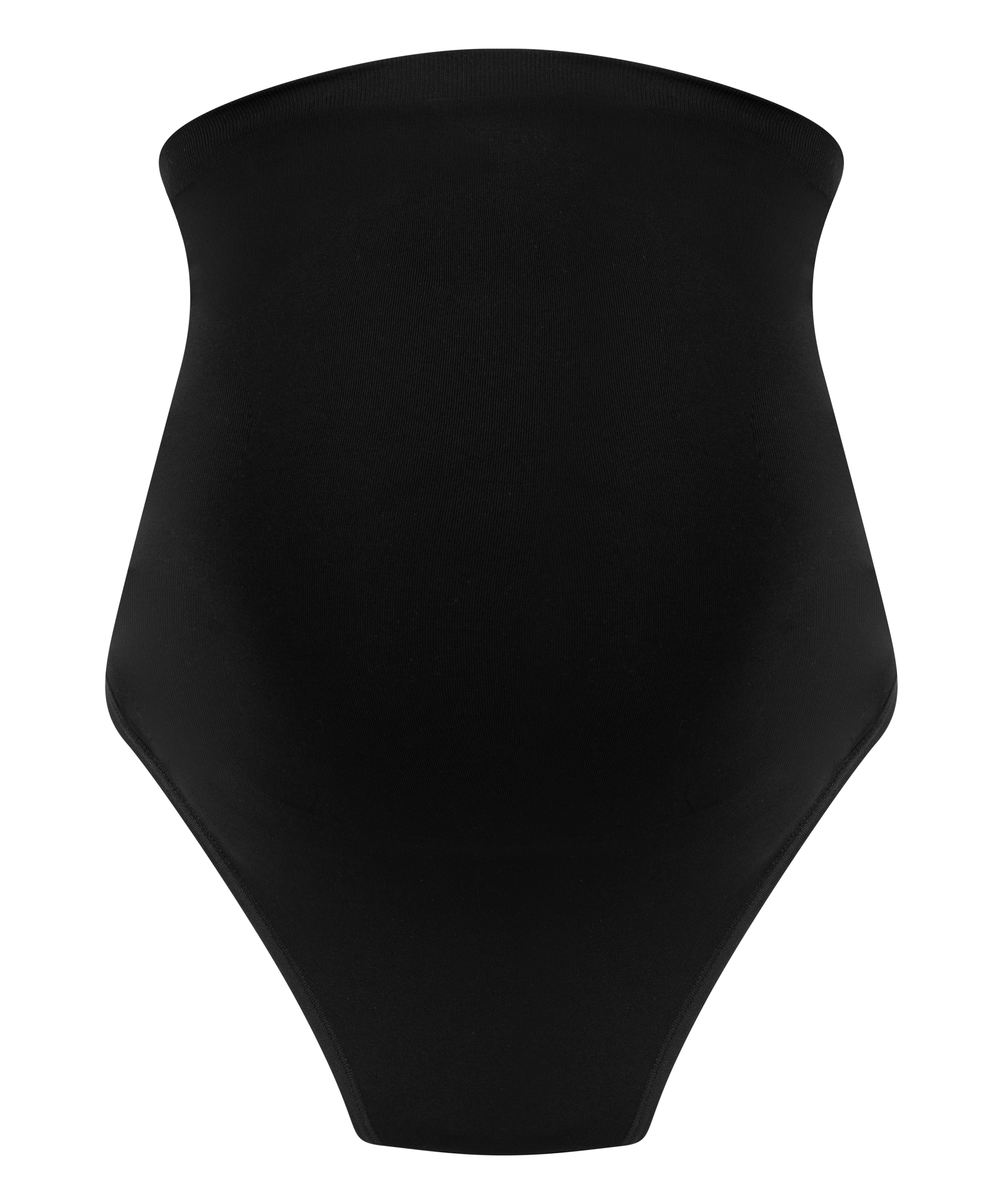 Seamless Maternity Thong, Black, main