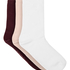 3-Pack Cotton Crew Socks, Purple