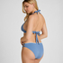 Joburg Triangle Bikini Top, Blue