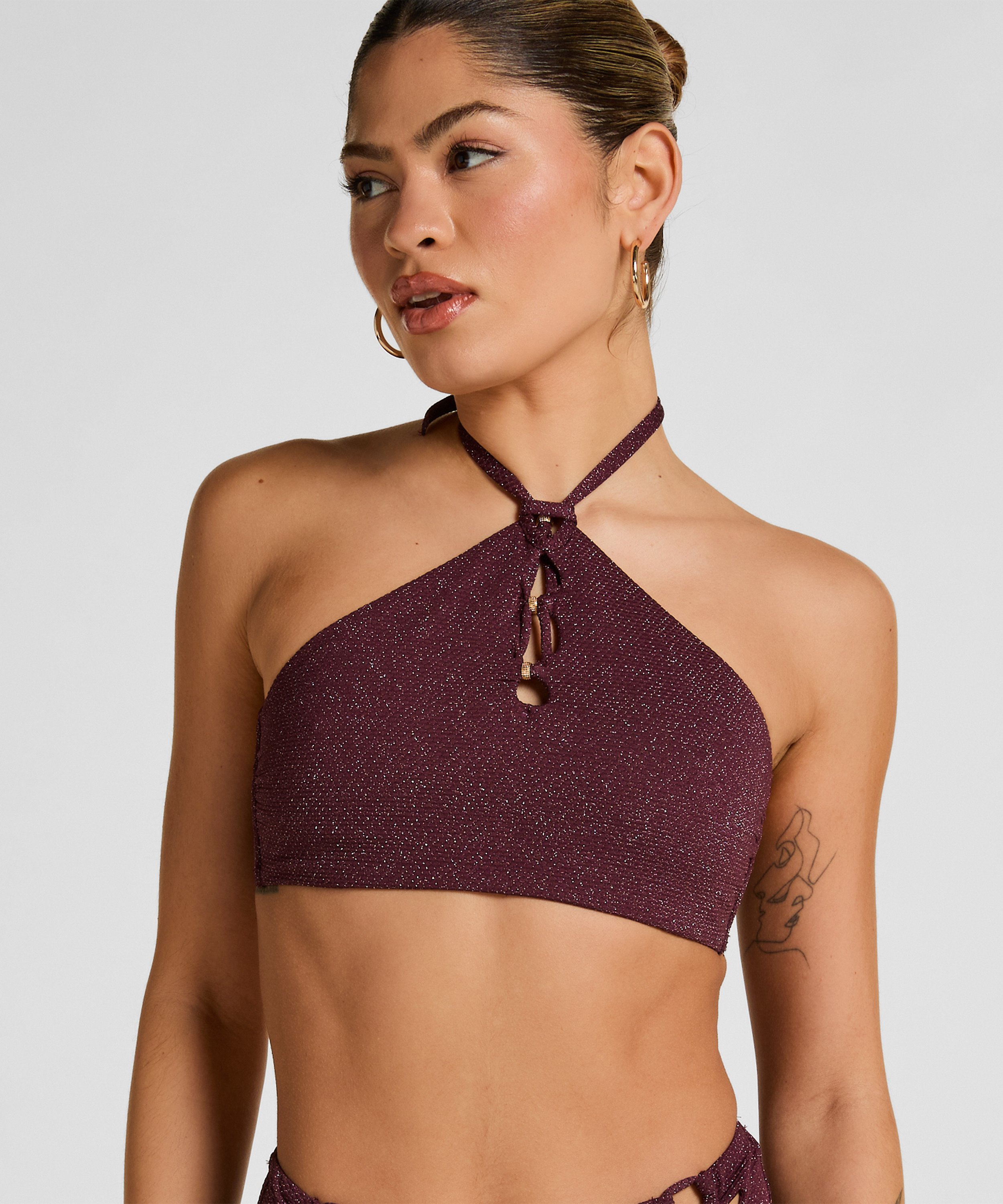 Panama Bikini Top, Purple, main