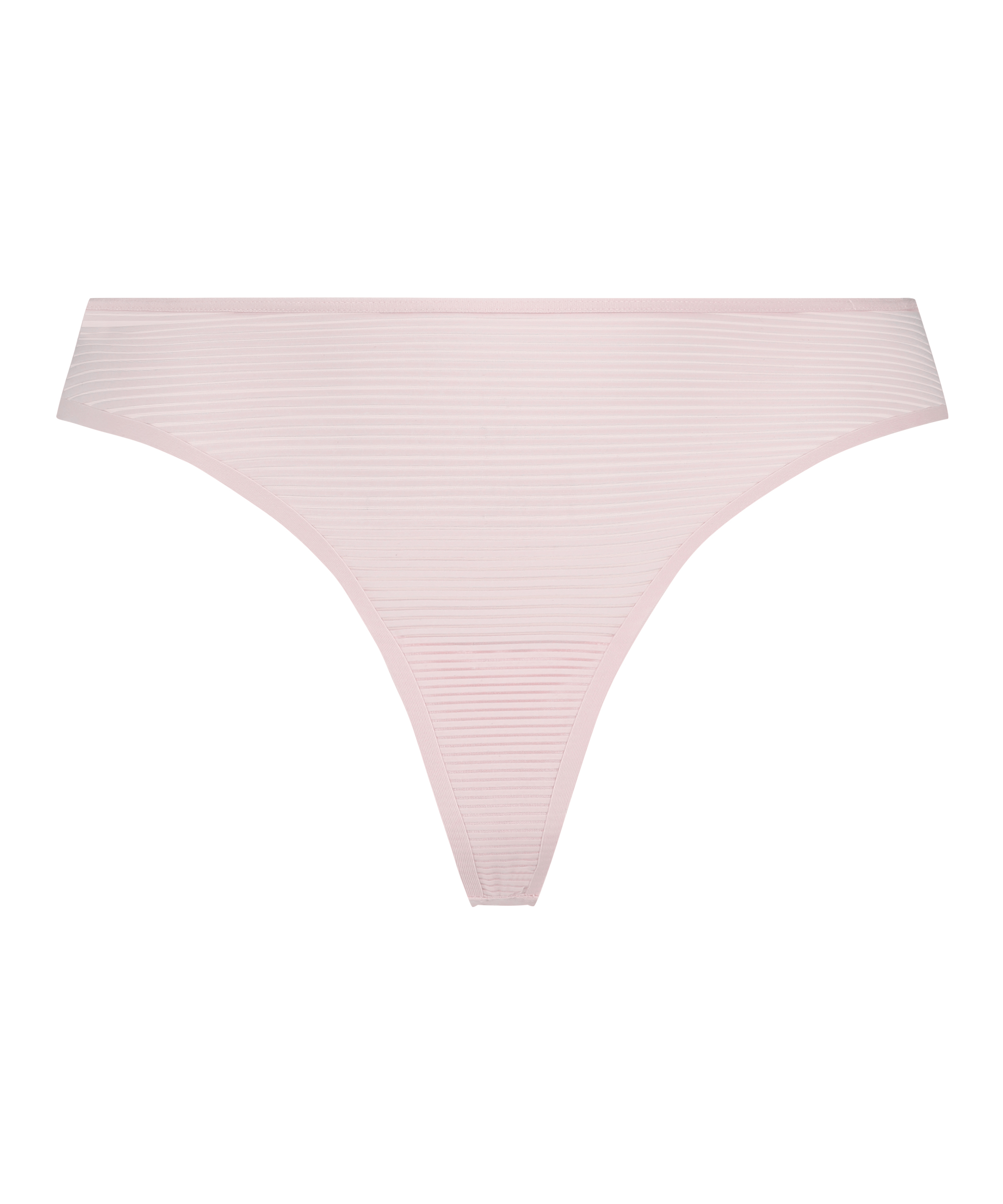 Invisible thong Stripe mesh , Pink, main