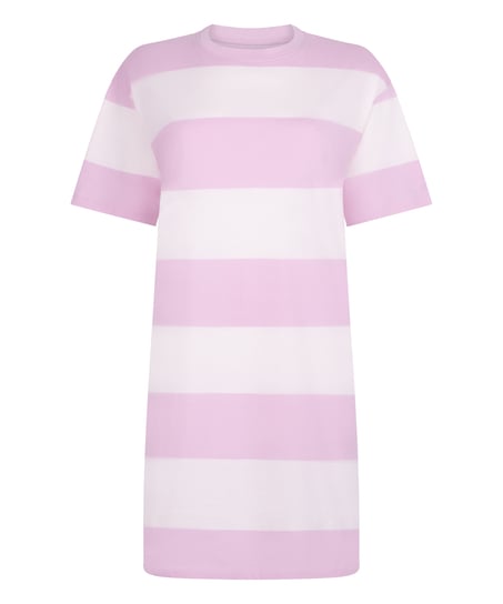 Round Neck Nightshirt, Pink