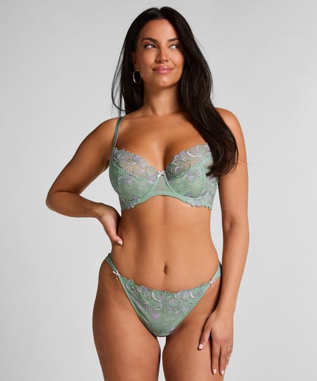 Lauren Non-Padded Underwired Bra, Green