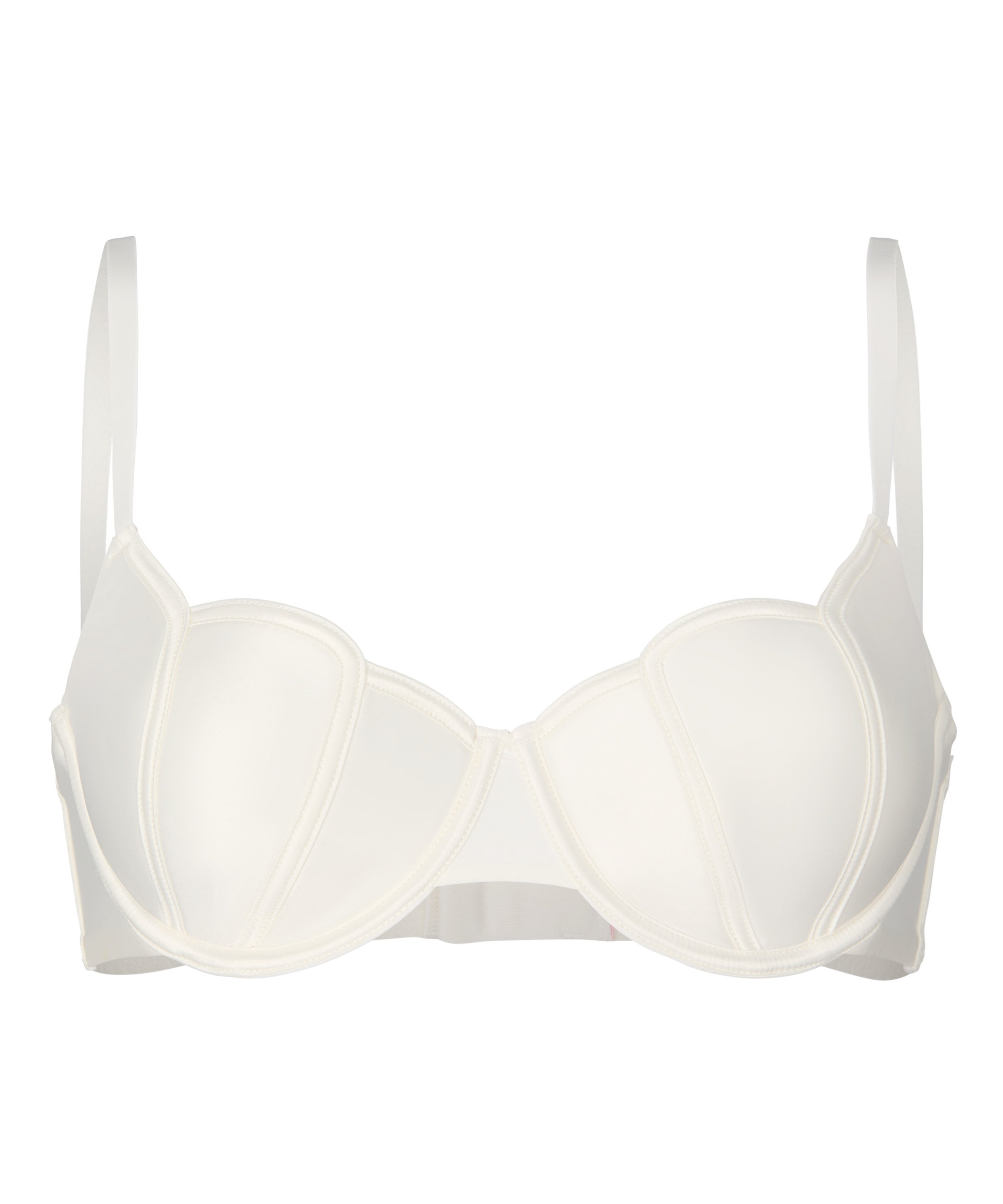 Padded Underwired Bra Britt, White, main