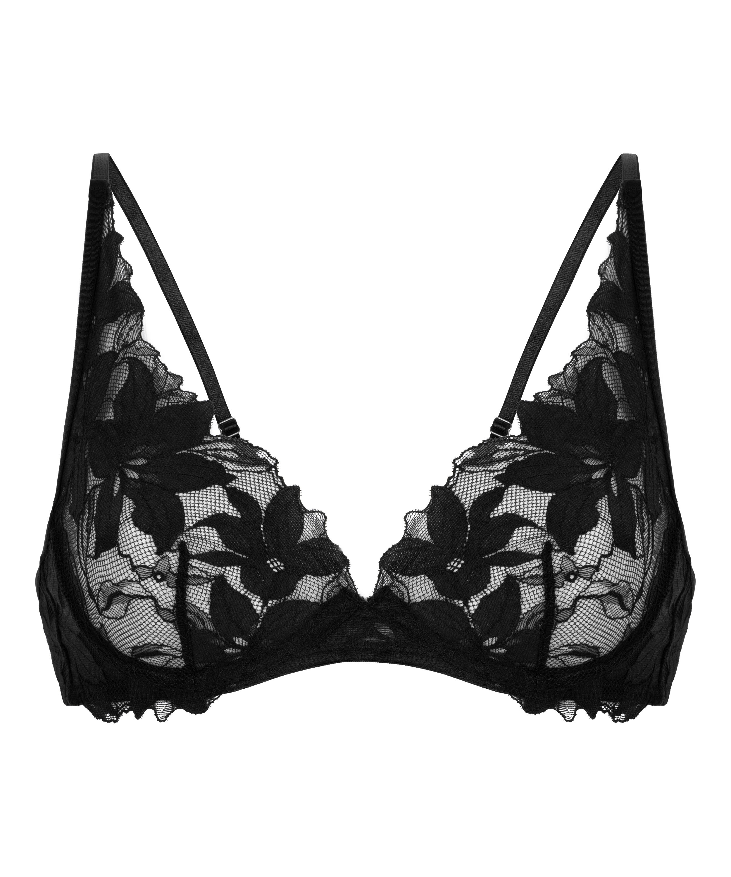 Ingrid Non-Padded Underwired Bra, Black