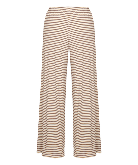 Striped Pyjama Pants, White