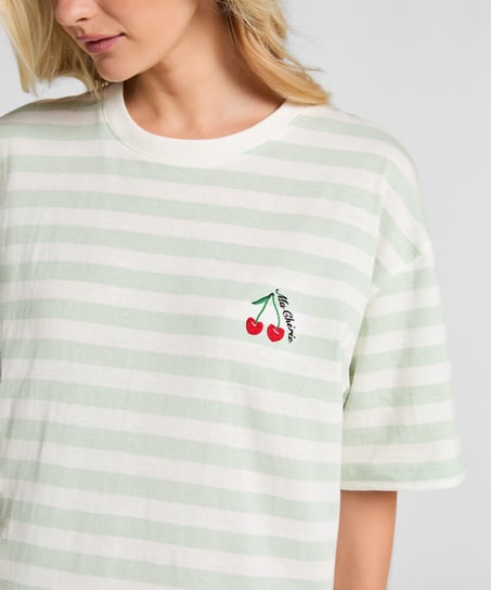 Round Neck Nightshirt, Green