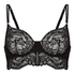 Sabrina Non-Padded Underwired Longline Bra, Black