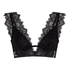 Zoe Non-Padded Underwired Longline Bra, Black