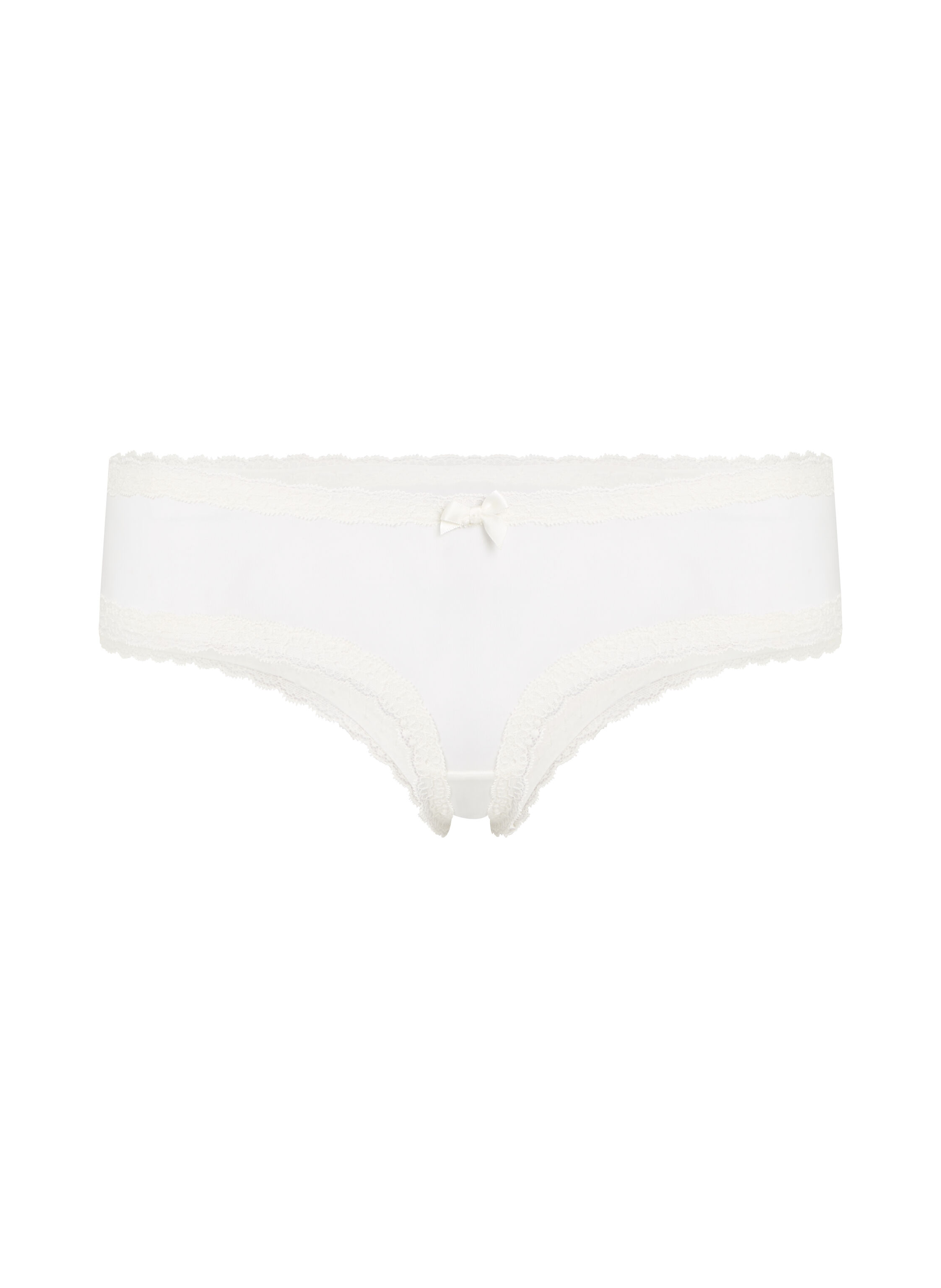 London V-shaped Brazilian, White