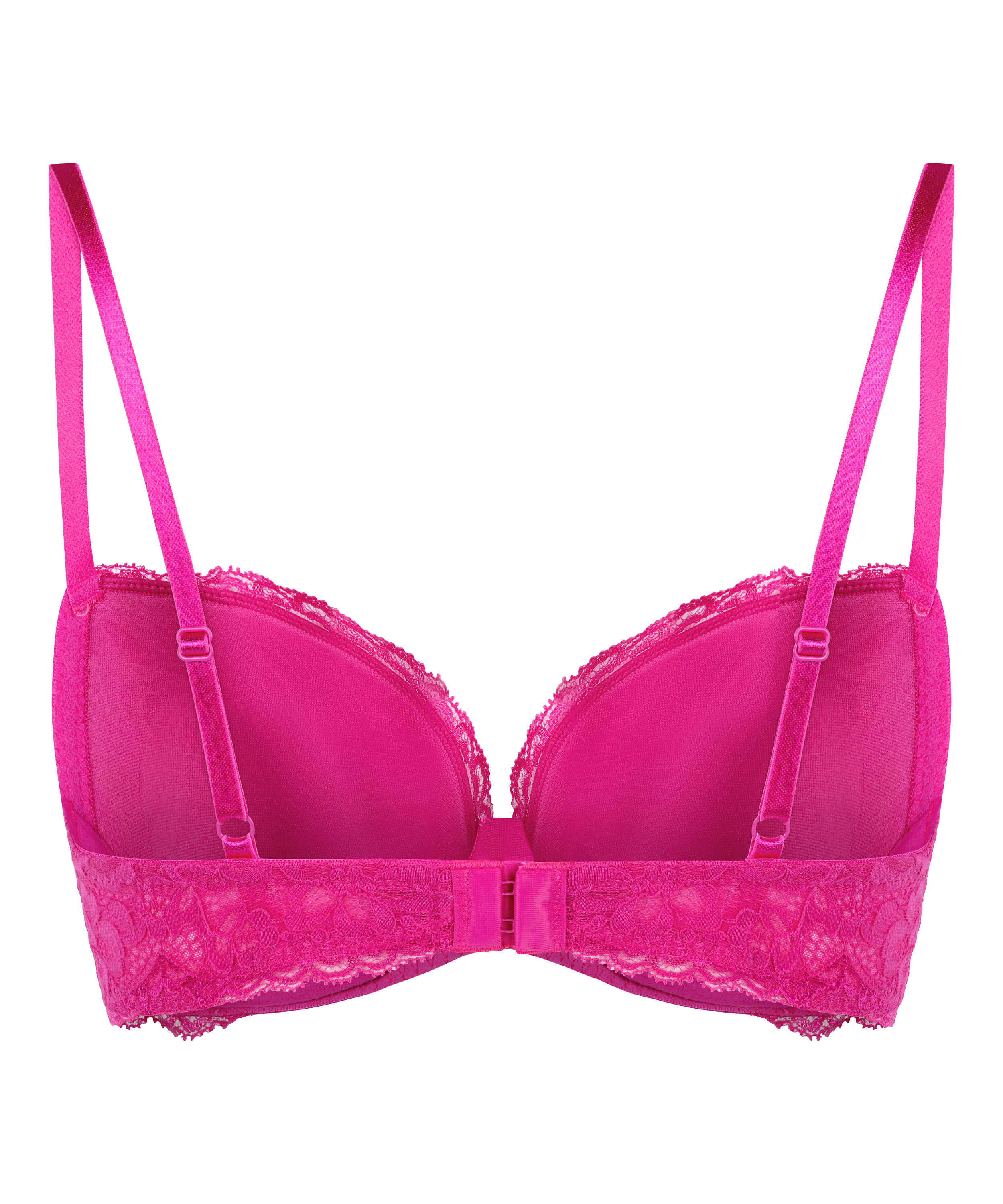 Marine Padded Underwired Bra, Pink, main