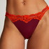 Lace & Shine Thong, Pink