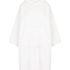 Snuggle Fleece Lounge Dress, White