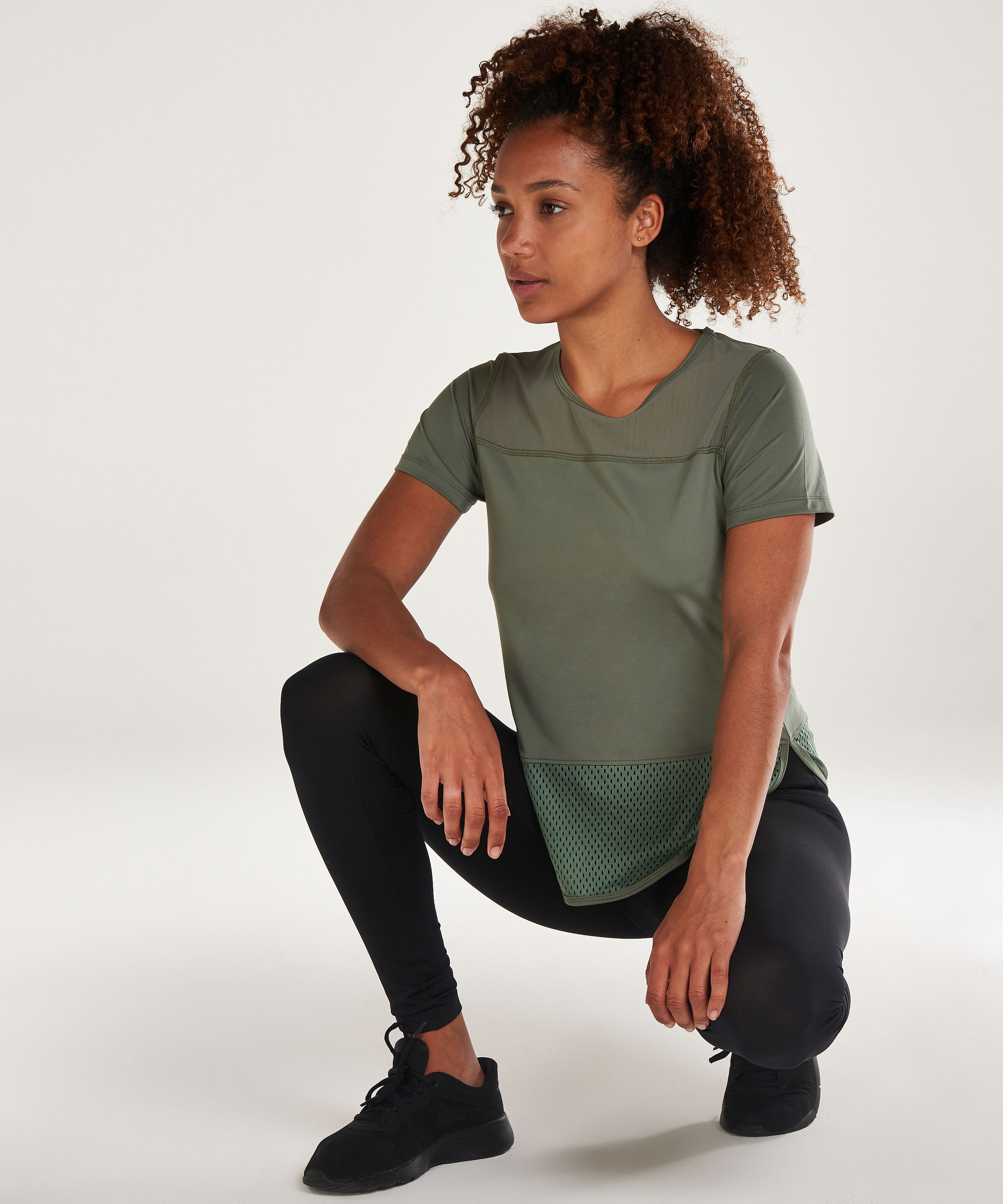 HKMX T-shirt Performance Mesh, Green