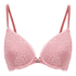 Marine Padded Push-Up Underwired Bra, Pink