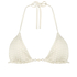 Maui Triangle Bikini Top, White