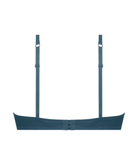 Lace & Shine Padded Underwired Bra, Blue