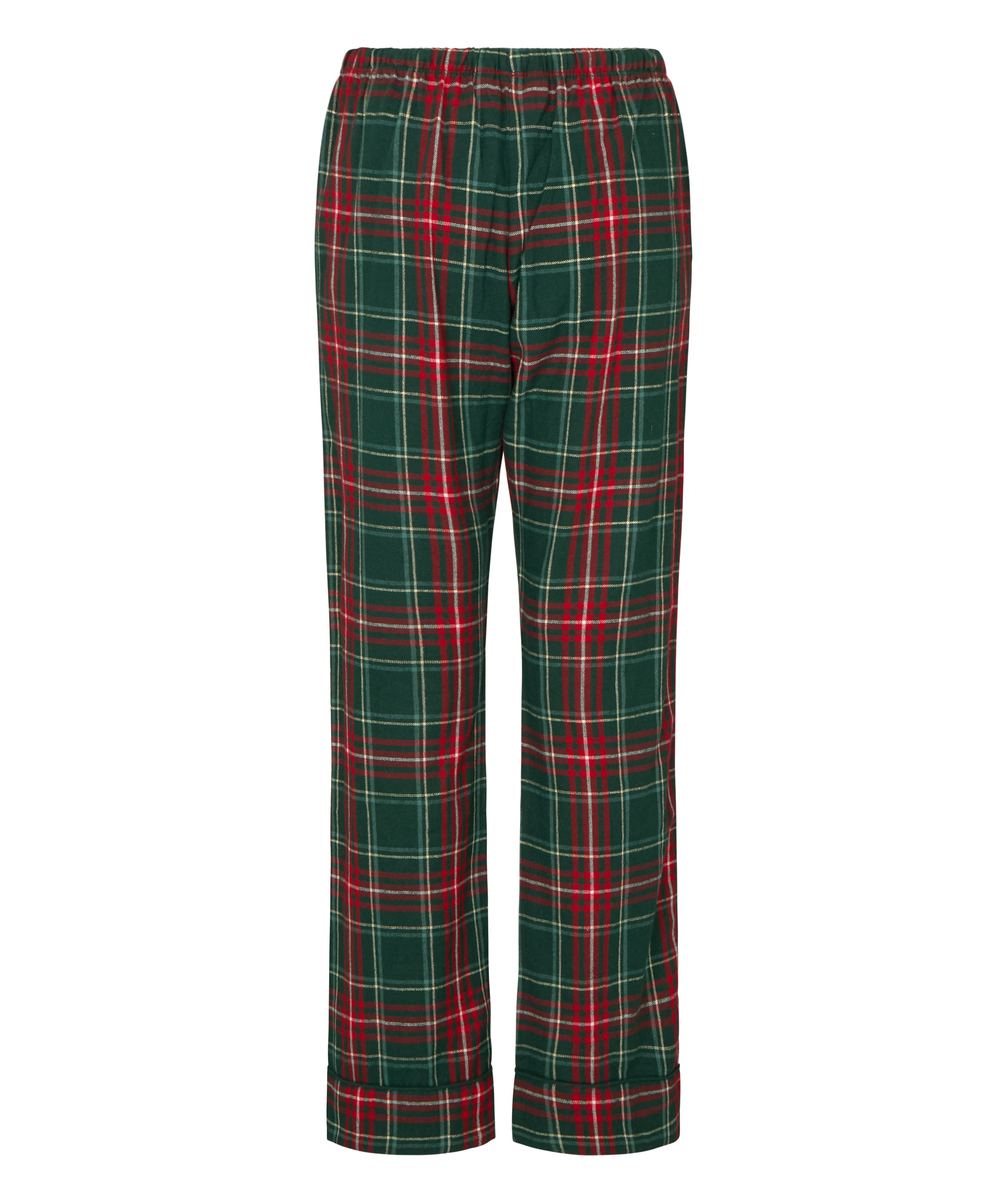 Petite Flannel Pyjama Pants, Green, main